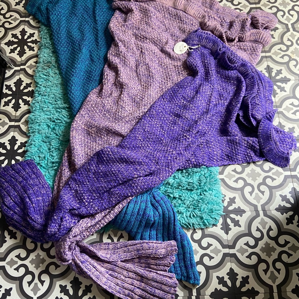 Mermaid blankets